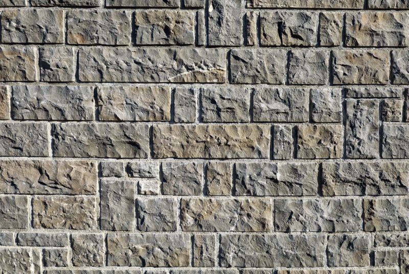 Exterior Faux Stone Wall